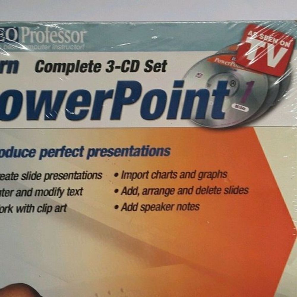 Video Professor Learn Power Point Powerpoint New - Picture 5 of 8